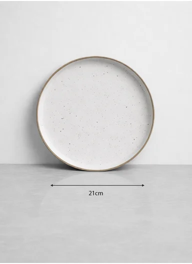 12-Pieces Natural Speckled Stoneware Dinnerware Set BM-12315 - Cream