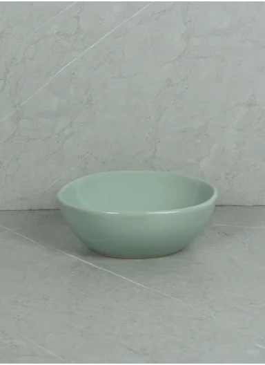 12 pieces Stoneware Dinnerware Set, Dishwasher &amp; Microwave Safe Durable Everyday Dining Set -Sage Green -BM-12304