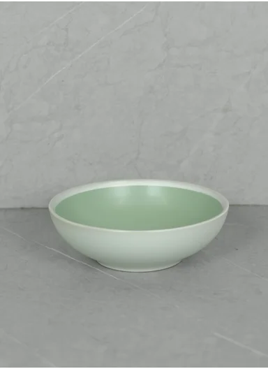 12 pieces Stoneware Dinnerware Set, Dishwasher &amp; Microwave Safe Durable Everyday Dining Set -Mint -BM-1284