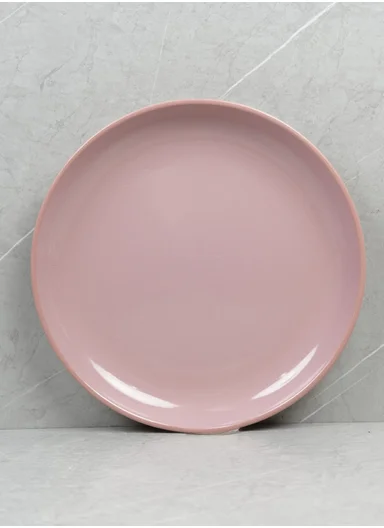 12-Pieces Elegant Modern Stoneware Dinnerware Set BM-1225 - Pink
