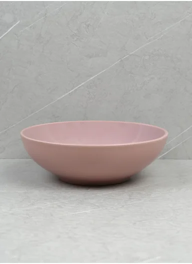 12-Pieces Elegant Modern Stoneware Dinnerware Set BM-1225 - Pink