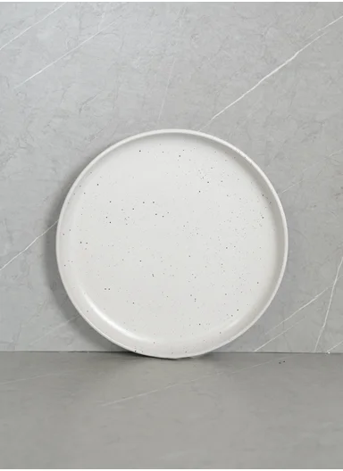 32 pieces Stoneware Dinnerware Set, Dishwasher &amp; Microwave Safe Durable Everyday Dining Set -White-BM-S16524