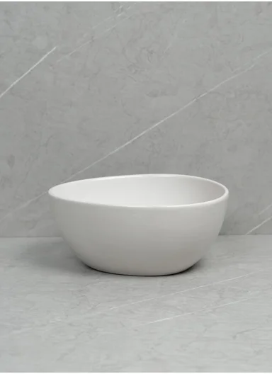 16-Pieces Modern Oval Stoneware Dinnerware Set BM-S16543 - White