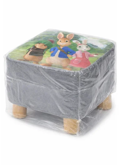 Simple Creative Oxford Fabric Small Stool – Portable, Anti-Slip &amp; Space-Saving Design (L26 x W26 x H23)cm – Style 2