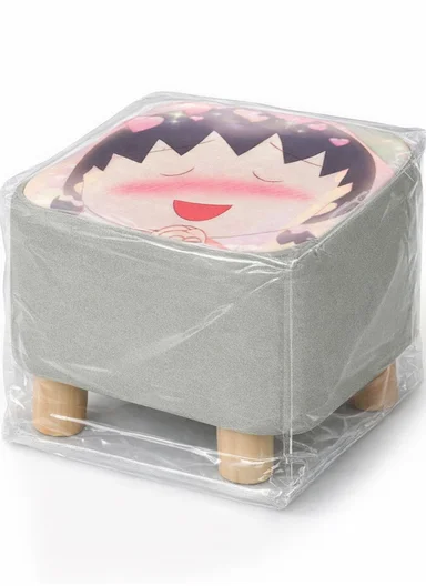 Simple Creative Oxford Fabric Small Stool – Portable, Anti-Slip &amp; Space-Saving Design (L26 x W26 x H23)cm – Style 3