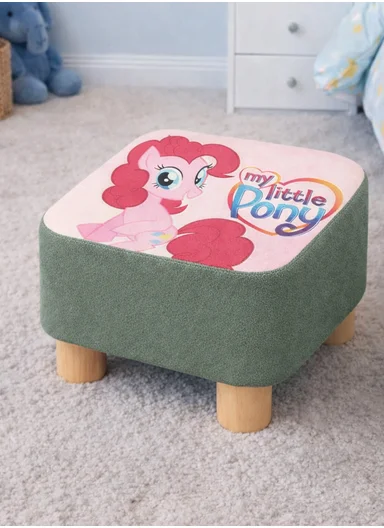 Simple Creative Oxford Fabric Small Stool – Portable, Anti-Slip &amp; Space-Saving Design (L26 x W26 x H23)cm – Style 6