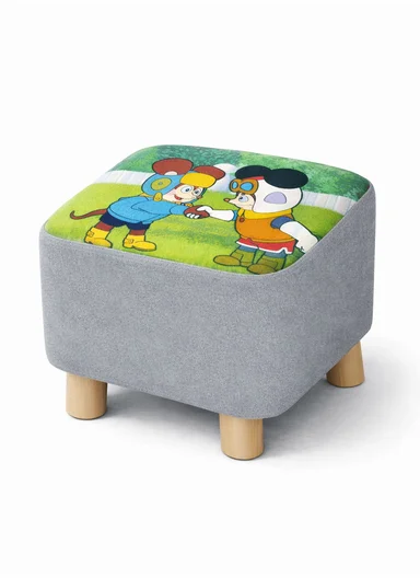Simple Creative Oxford Fabric Small Stool – Portable, Anti-Slip &amp; Space-Saving Design (L26 x W26 x H23)cm – Style 11