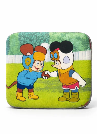 Simple Creative Oxford Fabric Small Stool – Portable, Anti-Slip &amp; Space-Saving Design (L26 x W26 x H23)cm – Style 11