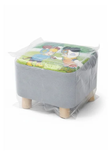 Simple Creative Oxford Fabric Small Stool – Portable, Anti-Slip &amp; Space-Saving Design (L26 x W26 x H23)cm – Style 11