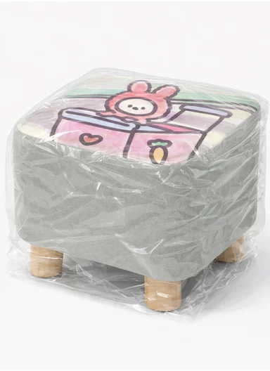 Simple Creative Oxford Fabric Small Stool – Portable, Anti-Slip &amp; Space-Saving Design (L26 x W26 x H23)cm – Style 15