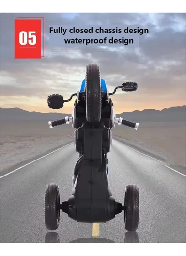 Kids Ride-On Tricycle with Music, Lights &amp; Stable Three-Wheel Design Y-TS171 - Red