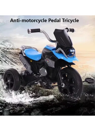 Kids Ride-On Tricycle with Music, Lights &amp; Stable Three-Wheel Design Y-TS171 - Red