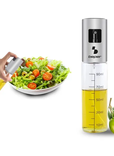 90ml Glass &amp; Stainless Steel Sprayer for Oil, Vinegar, and Condiments