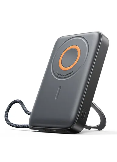 10000mAh 22.5W 3-in-1 Magnetic Wireless Power Bank JR-PBM02 - Black