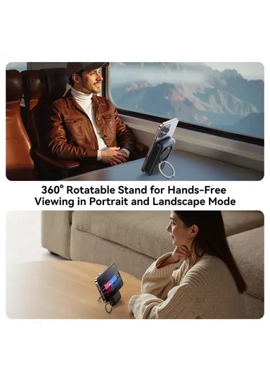 10000mAh 22.5W 3-in-1 Magnetic Wireless Power Bank JR-PBM02 - Black