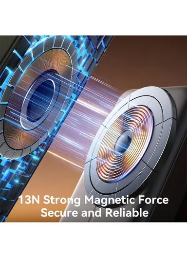 10000mAh 22.5W 3-in-1 Magnetic Wireless Power Bank JR-PBM02 - Black