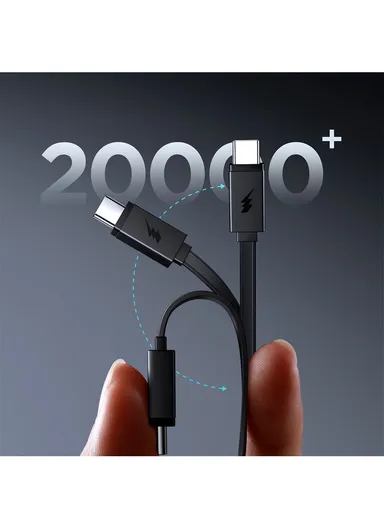 10000mAh 22.5W Built-in Retractable Cable Powerbank V1.0 JR-PR1 - Black 
