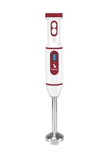 Cordless Hand Blender with Rechargeable Lithium Battery, LED Battery Indicator &amp; 2 Speeds 