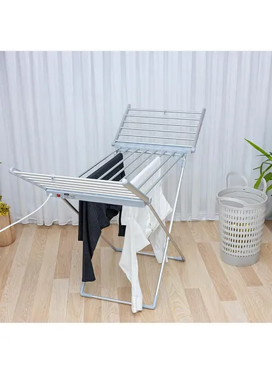 230W Electric Heated Clothes Dryer with 20 Heating Tubes &amp; 12m Hanging Space ZLN2060