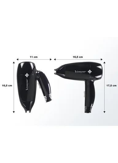 1200W Compact Travel Hair Dryer with Foldable Handle P301ASC100