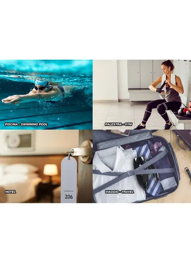 1200W Compact Travel Hair Dryer with Foldable Handle P301ASC100