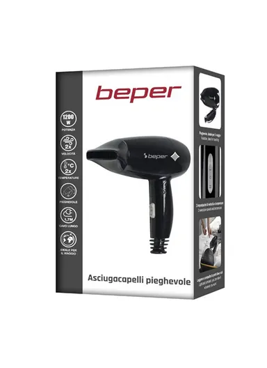 1200W Compact Travel Hair Dryer with Foldable Handle P301ASC100