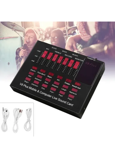 V8 Plus USB Live Sound Card			