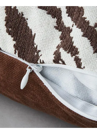 Zebra Decorative Pillow 45x45 cm Brown