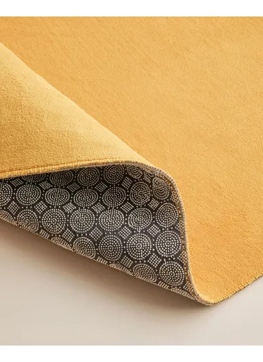 Gridline Bath Mat Set 60x80 cm + 40x60 cm Mustard