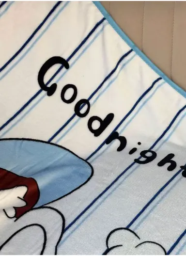 0-24 Months Mickey Mouse Printed Single-Layer Baby Blanket With Ultra-Soft Comfort (L100 x W140)cm – Blue