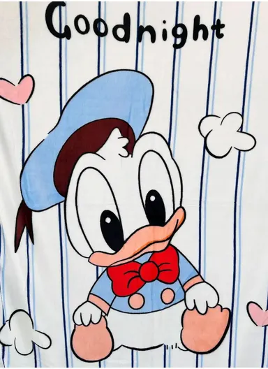 0-24 Months Mickey Mouse Printed Single-Layer Baby Blanket With Ultra-Soft Comfort (L100 x W140)cm – Blue