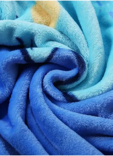 0-24 Months Mickey Mouse Printed Single-Layer Baby Blanket With Ultra-Soft Comfort (L100 x W140)cm – Blue