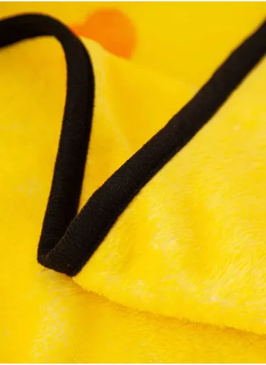 0-24 Months Duck Printed Single-Layer Baby Blanket With Ultra-Soft Comfort (L100 x W140)cm – Yellow