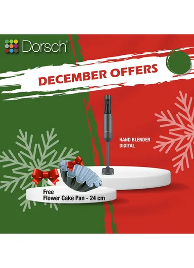 1000W Hand Blender With 6 Speeds DH-07230 + 24cm Ceramic Coating Aluminum Flower Cake Pan DH-08959 (Free)