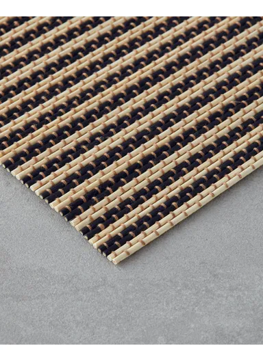 Serene Bamboo 4-Piece Placemat 30x45 cm Black-Cream