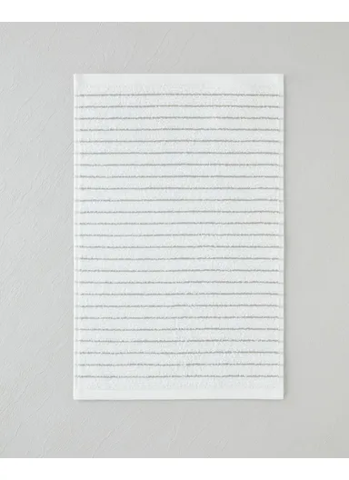 Soft Stripe Cotton Hand Towel 30x45 cm Ivory