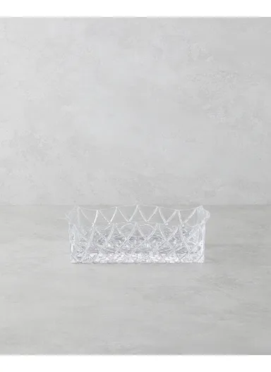Crux Glass Serving Ware 24x11x7 cm Transparent