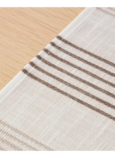 Pecan Polyester Runner 40x140 cm Beige-Brown