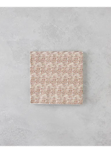 Straw Line Paper 20-Pieces Paper Napkins 33x33 cm Brown