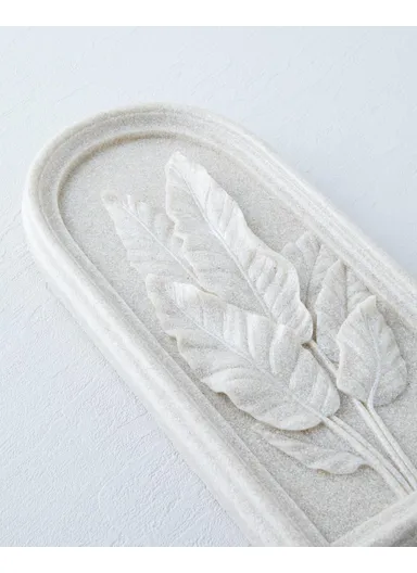 Leafs Wall Accessory 15x3x32.5 cm Beige