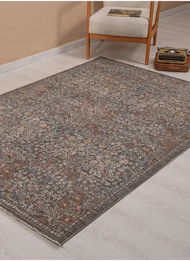 120 x 180 cm Vienna Snowdrift Area Rug Indoor Rectangular Winter Carpet - Multicolor