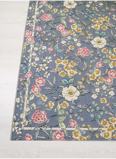 80 x 165 cm Tropical Winter Peony Indoor &amp; Outdoor Rectangular Kitchen Decor Carpet - Multicolor