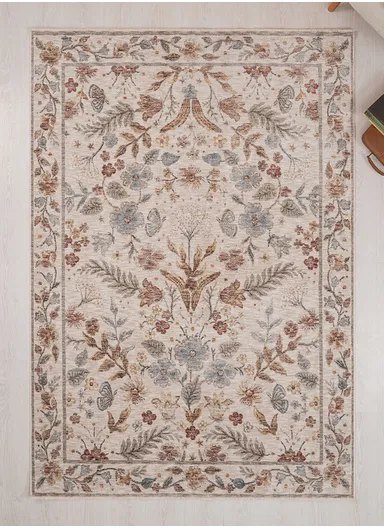 160 x 230 cm Vienna Winterfell Indoor Rectangular Winter Carpet - Multicolor