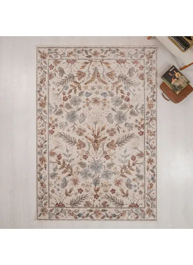 120 x 180 cm Vienna Winterfell Indoor Rectangular Winter Carpet - Multicolor