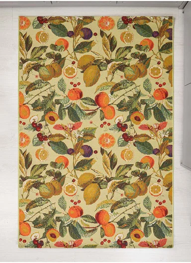 120 x 180 cm Tropical Frosted Harvest Indoor &amp; Outdoor Rectangular Kitchen Decor Carpet - Multicolor
