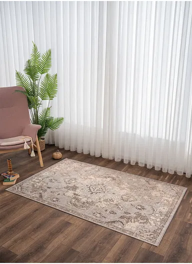 160 x 230 cm Art Moonlit Frost Zymta Winter Carpet - Grey