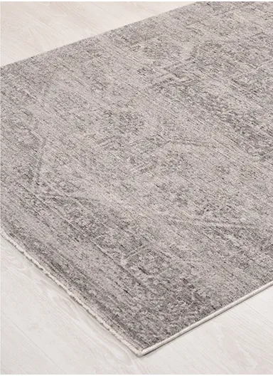 160 x 240 cm Royal Icy Mosaic Indoor Rectangular Winter Carpet - Grey