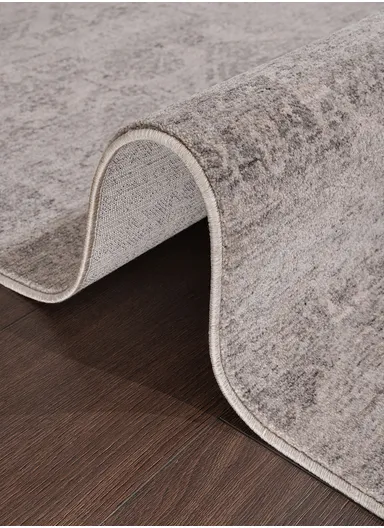 160 x 240 cm Royal Icy Mosaic Indoor Rectangular Winter Carpet - Grey