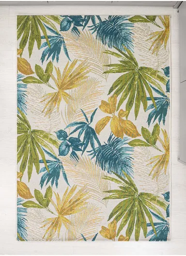 200 x 285 cm Tropical Winter Grove Indoor &amp; Outdoor Rectangular Kitchen Decor Carpet - Multicolor