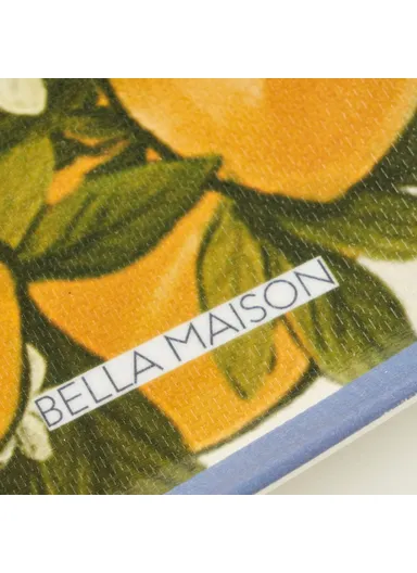 42 x 31 cm Lemoncello Melamine Tray - Yellow / White